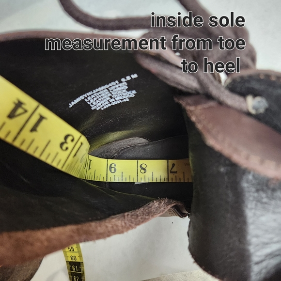 Size 6.5 Platform boot Leather Chunky combat boot Brown color STEVE MADDEN - Picture 13 of 15